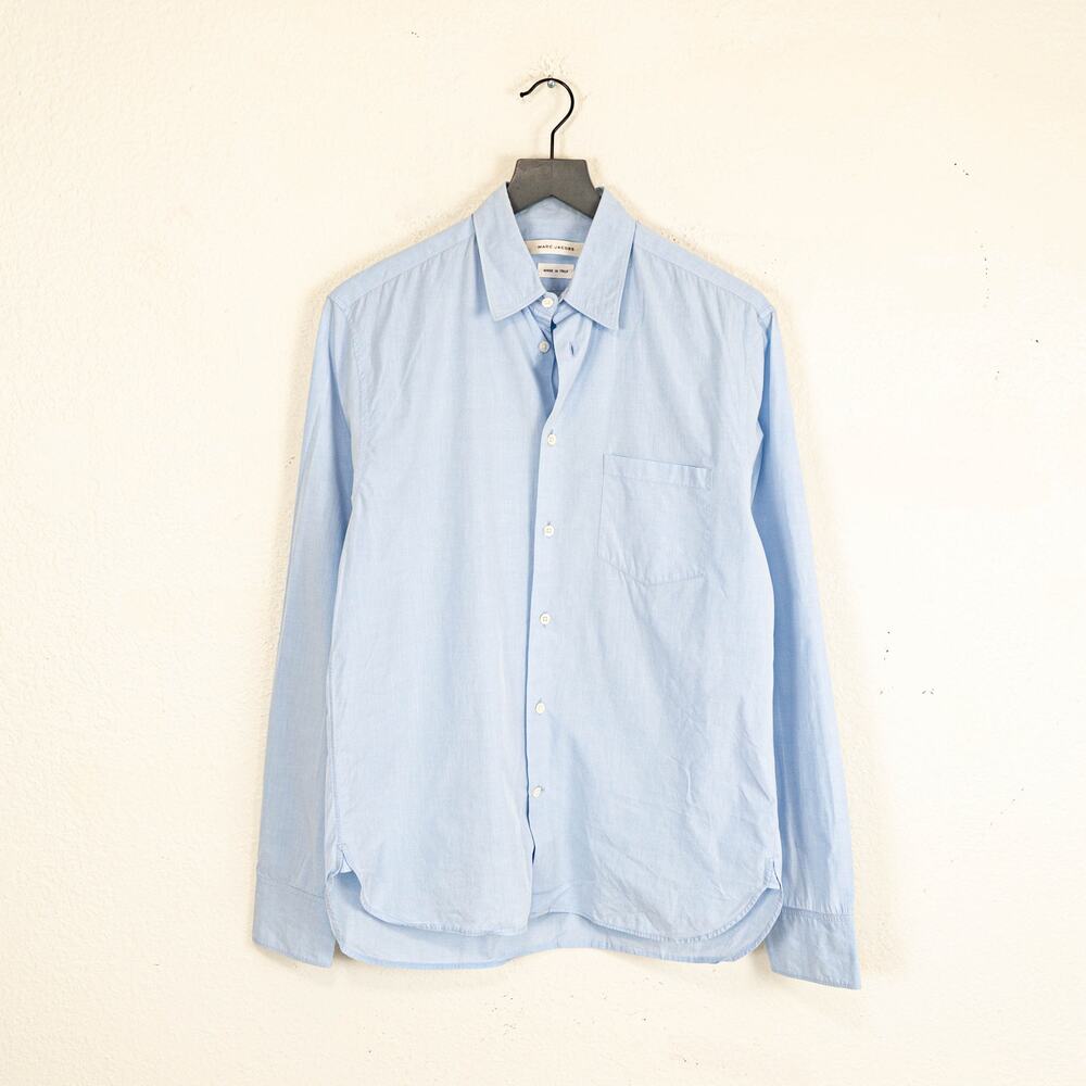 Vtg MARC JACOBS Button up Shirt Made in ITALY light blue 48IT Medium
